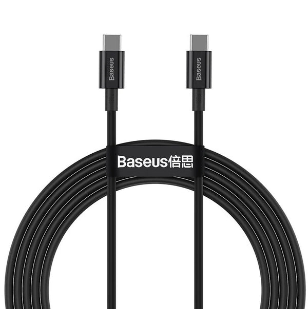 Baseus Superior USB-kabel USB 2.0 1 m USB C 0,48 Gbit/sek. Sort
