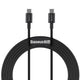 Baseus Superior USB-kabel USB 2.0 1 m USB C 0,48 Gbit/sek. Sort