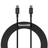 Baseus CATYS-C01 USB-kabel 2 m USB C 0,48 Gbit/sek. 100 W Sort