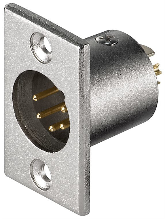 Goobay 11966 stikkontakt XLR Grå