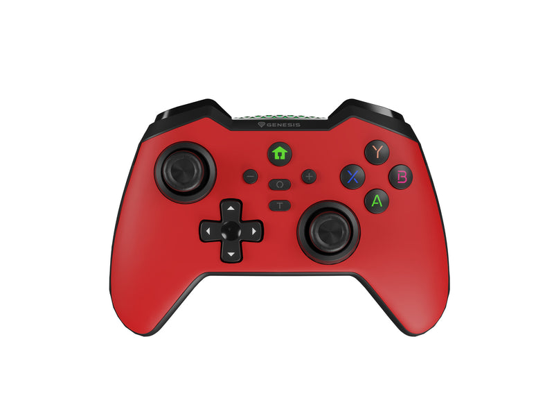 GENESIS Mangan 400 Rød Bluetooth Gamepad Analog/digital Android, MAC, Nintendo Switch, PC, iOS