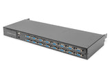 Digitus DS-72221-3GE rack-konsol 48,3 cm (19") 1920 x 1080 pixel Sort 1U