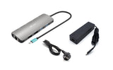 i-tec Metal C31NANOHDM2D100 dockingstation Ledningsført USB 3.2 Gen 1 (3.1 Gen 1) Type-C Grå