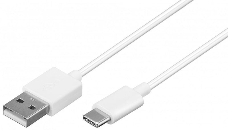 Goobay 59130 USB-kabel USB 2.0 2 m USB A USB C 0,48 Gbit/sek. Hvid