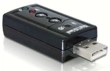DeLOCK 61645 kabel kønsskifter USB 2.0 2x 3,5 Sort