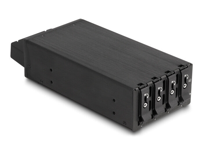DeLOCK 47126 drive bay panel Opbevaring drev bakke Sort