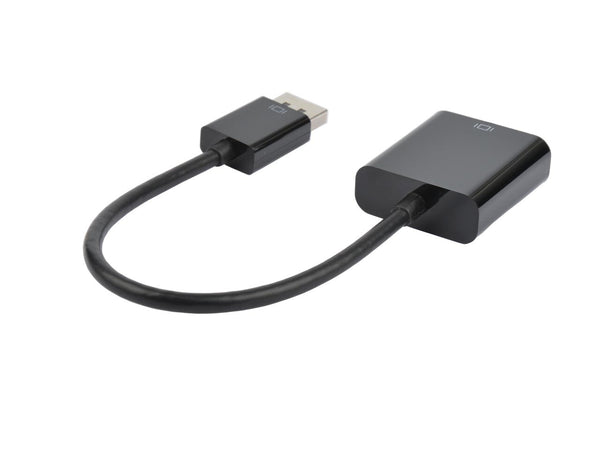 Prokord DP-V videokabel adapter 0,2 m DisplayPort VGA (D-Sub) Sort