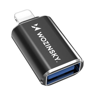 Wozinsky 5907769378959 kabel kønsskifter USB-A Lightning Sort