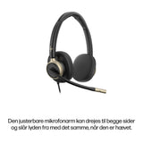 HP Poly Mission 825 Stereo USB Wired Headset