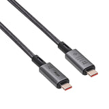 Akyga AK-USB-45 USB-kabel USB4 Gen 3x2 1 m USB C 240 W Sort