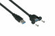 Kabelmeister UK30P-AEA-003S USB-kabel USB 3.2 Gen 1 (3.1 Gen 1) 0,3 m USB A 5 Gbit/sek. Sort