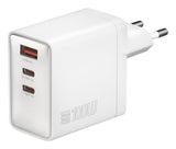 4smarts 542100 oplader til mobil enhed Universel Sølv, Hvid Vekselstrøm Hurtig opladning Indendørs