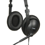 iBox W1MV Headset Ledningsført Kontor/Callcenter Sort