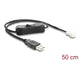 DeLOCK 91232 el-ledning Sort 0,5 m USB A Molex (3-pin)