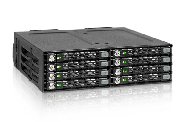 Icy Dock MB998SK-B drive bay panel Sort