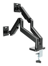 Gembird MA-DA2-06 skærmbeslag og -stativer 81,3 cm (32") Skrivebord Sort