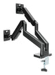 Gembird MA-DA2-06 skærmbeslag og -stativer 81,3 cm (32") Skrivebord Sort