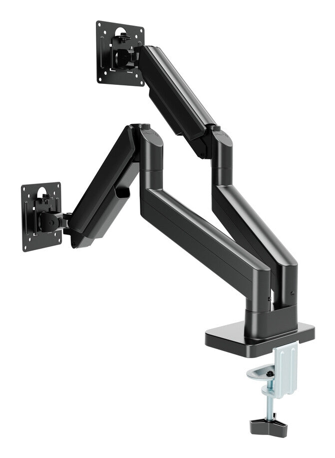 Gembird MA-DA2-06 skærmbeslag og -stativer 81,3 cm (32") Skrivebord Sort