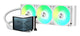 TRYX PANORAMA ARGB 360 Processor Væskekølingssæt 12 cm Hvid 1 stk