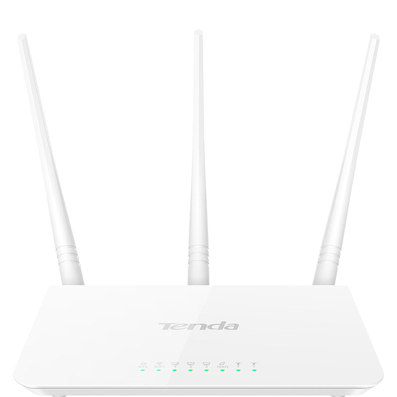 Tenda F3 trådløs router Hurtigt ethernet Hvid