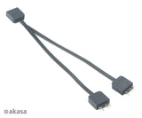 Akasa AK-CBLD08-12BK signalkabel 0,12 m Sort
