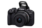 Canon EOS R50, Black + RF-S 18-45 IS STM + RF-S 55-210mm F5-7.1 IS STM Kit MILC 24,2 MP CMOS 6000 x 4000 pixel Sort