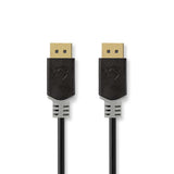 Nedis CCBW37014AT30 DisplayPort kabel 3 m Anthracit, Grå