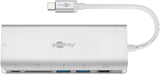 Goobay 76788 dockingstation USB Type-C Sølv