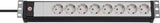 Brennenstuhl 1156057028 strømforsyningsenhed (PDU) Sort, Grå