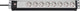 Brennenstuhl 1156057028 strømforsyningsenhed (PDU) Sort, Grå