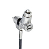 StarTech.com UNIVKMKO-LAPTOP-LOCK kabellås Sort 2 m