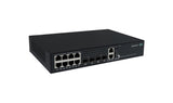 HPE CW 2150 8p 10M/100M/1G PoE+ 2p SFP 1G 2p SFP+ 1G/10G 125W Administreret Gigabit Ethernet (10/100/1000) Strøm over Ethernet (PoE) Sort