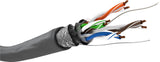 Goobay 15015 netværkskabel Grå 100 m Cat5e SF/UTP (S-FTP)