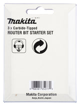 Makita D-30209 fræser Fræser sæt