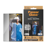 PanzerGlass ® Privacy Skærmbeskyttelse Samsung Galaxy S24 Ultra | Ultra-Wide Fit m. EasyAligner