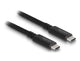 DeLOCK 80009 USB-kabel USB4 Gen 3x2 1,2 m USB C 40 Gbit/sek. 240 W Sort