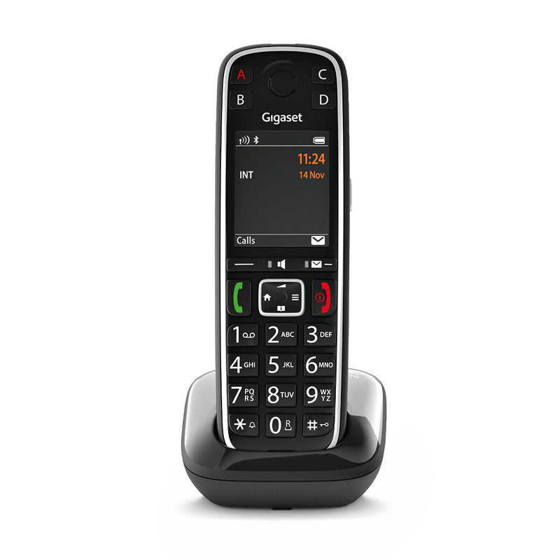 Gigaset E720 Analog/DECT-telefon Nummervisning Sort