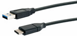 Schwaiger LK 050 C USB-kabel USB 3.2 Gen 2 (3.1 Gen 2) 0,5 m USB A USB C 5 Gbit/sek. Sort