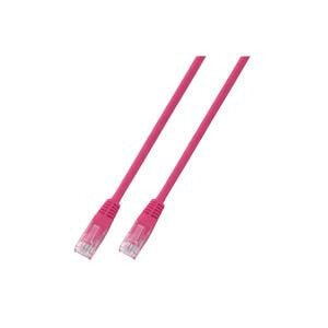 EFB Elektronik RJ45 U/UTP Cat.5e netværkskabel Magenta 10 m Cat5e U/UTP (UTP)