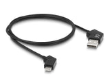 DeLOCK 80769 USB-kabel USB 2.0 1,2 m USB A USB C 0,48 Gbit/sek. 60 W Sort