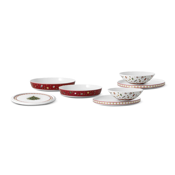 Villeroy & Boch 1485859080 bordservicesæt Porcelæn Rød