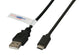 EFB Elektronik K5258SW.1 USB-kabel USB 2.0 1 m USB A USB C 0,48 Gbit/sek. Sort