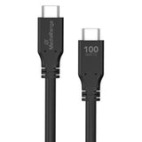 MediaRange MRCS218 USB-kabel USB 3.2 Gen 1 (3.1 Gen 1) 3 m USB C 10 Gbit/sek. 100 W Sort