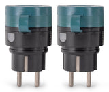 Entac ES-2S-RC-44 strømstik adapter Grøn, Sort