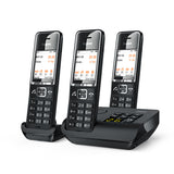 Gigaset COMFORT 550A Analog telefon Nummervisning Sort