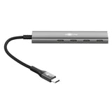 Goobay 76564 interface hub USB Type-C 5000 Mbit/s Grå