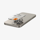 Spigen Optik Pro EZ Fit Beskyttelse af kameralinsen Apple 2 stk
