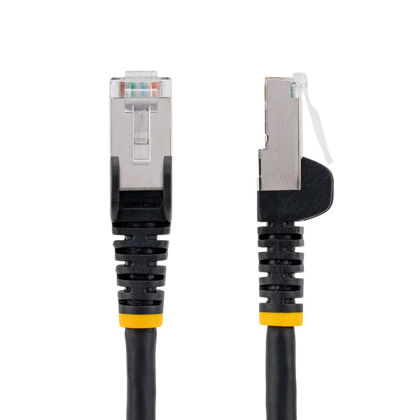 StarTech.com NLBK-1M-CAT6A-PATCH netværkskabel Sort S/FTP (S-STP)