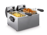 Fritel FR 1355 Duo Dobbelt 6 L Enkeltstående 4400 W Frituregryde Rustfrit stål
