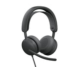 Logitech Zone Wired 2 Headset Ledningsført Opkald/musik USB Type-C / USB Type-A Grafit